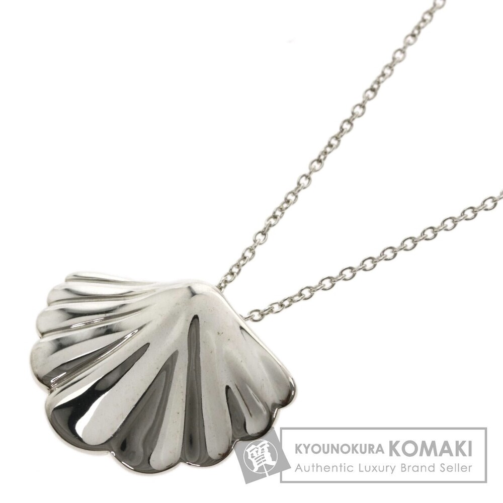 Tiffany Shell Motif Necklace Silver
